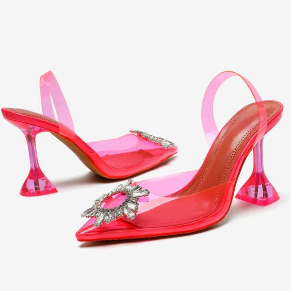 dress shoes big size 41 42 rose red pvc transparent women pumps crystal pointy toe high heels woman perspex spike heel back strap pump, Black
dress shoes big size 41 42 rose red pvc transparent women pumps crystal pointy toe high heels woman perspex spike heel back strap pump, Black