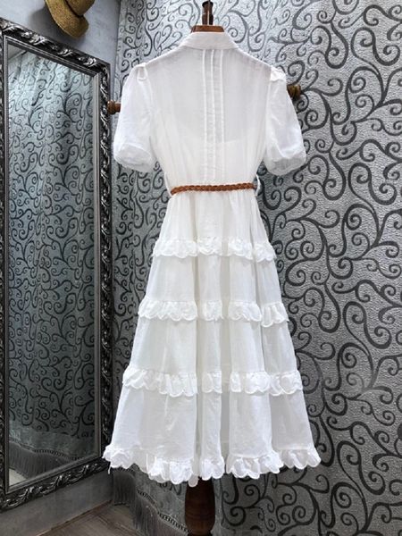 capris 2021 summer fashion white women cascading ruffle deco string belted short sleeve large swing casual, Black;gray
capris 2021 summer fashion white women cascading ruffle deco string belted short sleeve large swing casual, Black;gray