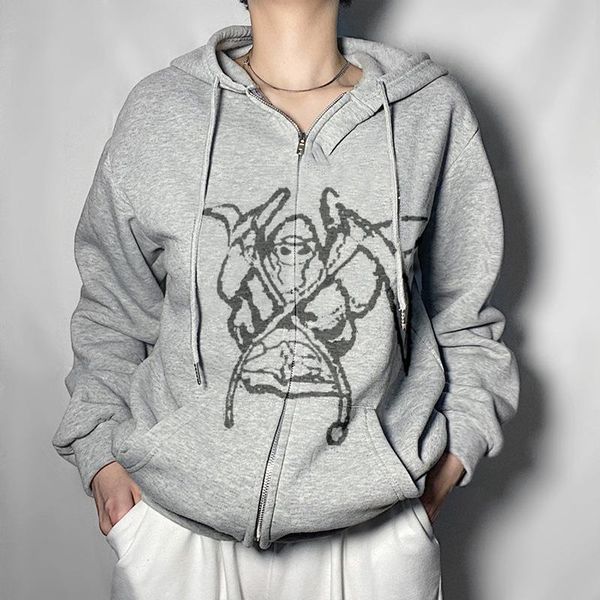 women's hoodies & sweatshirts summer harajuku cotton hoodie with zipper women sweatshirt 2021 spring oversized outerwear plus size jac, Black
women's hoodies & sweatshirts summer harajuku cotton hoodie with zipper women sweatshirt 2021 spring oversized outerwear plus size jac, Black