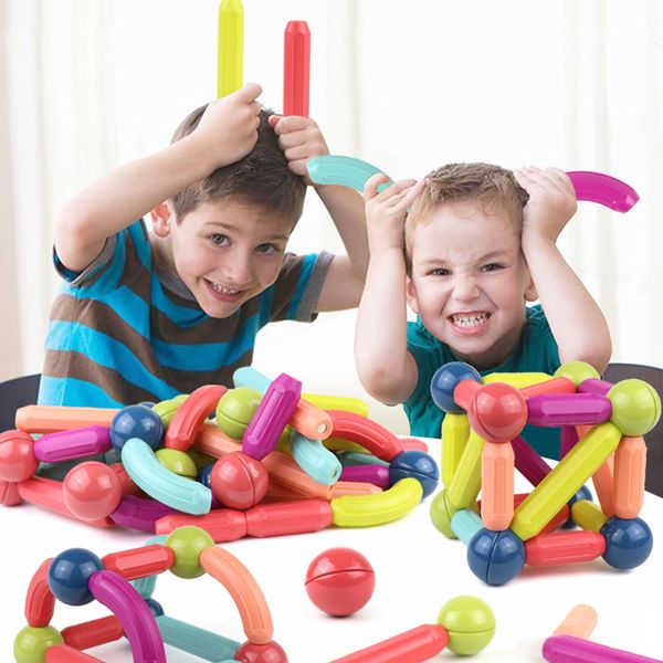 kids variable magnetic bar toys colorful magnetic ball diy toys 36-64pcs magnetic bar magnet jigsaw educational newness toy
kids variable magnetic bar toys colorful magnetic ball diy toys 36-64pcs magnetic bar magnet jigsaw educational newness toy