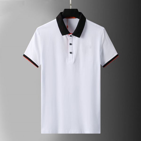 2021 mens polos printed shirt cartoon 100% cotton short sleeve camisas stand collar male shirts m-3xl#17, White;black 
2021 mens polos printed shirt cartoon 100% cotton short sleeve camisas stand collar male shirts m-3xl#17, White;black