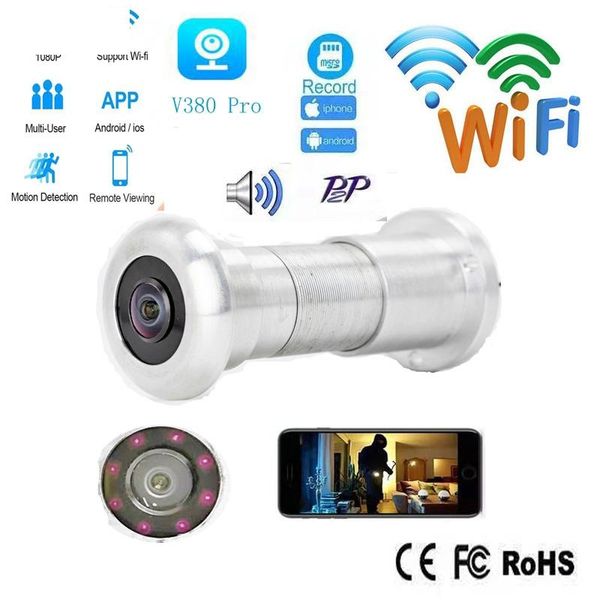 door eye hole security 2mp hd 1.56mm lens wide angle fisheye cctv network mini peephole wifi camera p2p tf card onvif ip cameras
door eye hole security 2mp hd 1.56mm lens wide angle fisheye cctv network mini peephole wifi camera p2p tf card onvif ip cameras