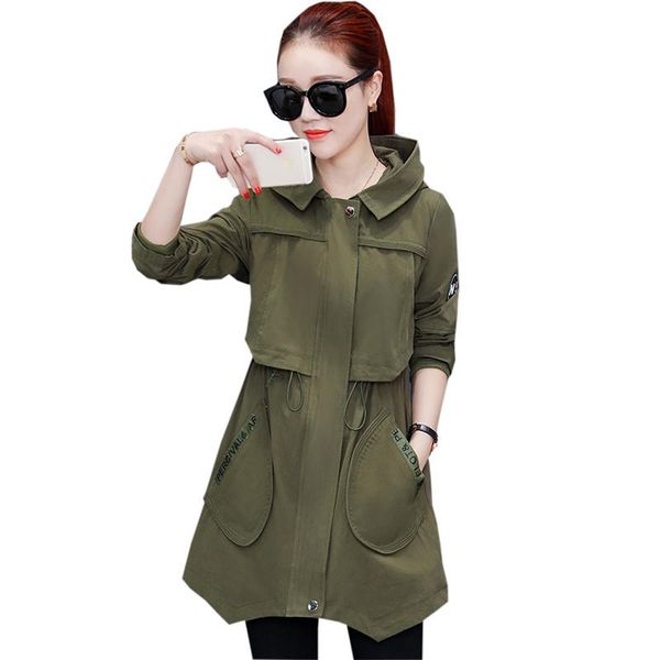 women's trench coats spring autumn women coat fashion casual hooded medium long outwear windbreaker female solid color trenchs fp1462, Tan;black
women's trench coats spring autumn women coat fashion casual hooded medium long outwear windbreaker female solid color trenchs fp1462, Tan;black