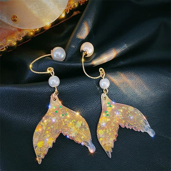 fashion shiny bright colorful fishtail women earrings charm anniversary earring prom accessories jewelry dangle & chandelier, Silver
fashion shiny bright colorful fishtail women earrings charm anniversary earring prom accessories jewelry dangle & chandelier, Silver