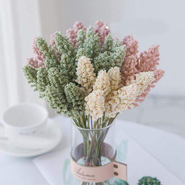 decorative flowers & wreaths a bunch 6 sticks foam wheat ear lavender wedding artificial bouquet fake flower plant silk home parlor decorati
decorative flowers & wreaths a bunch 6 sticks foam wheat ear lavender wedding artificial bouquet fake flower plant silk home parlor decorati