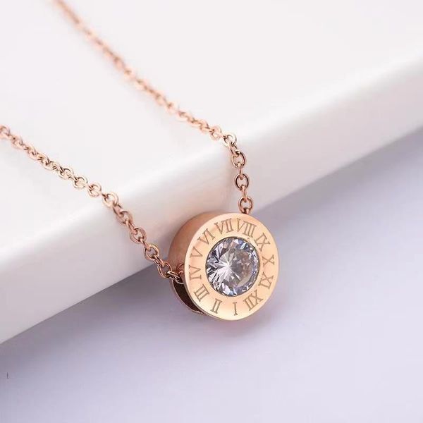pendant necklaces fashion women necklace stainless steel with roman numeral luxury wedding jewelry collars n0105-1, Silver
pendant necklaces fashion women necklace stainless steel with roman numeral luxury wedding jewelry collars n0105-1, Silver