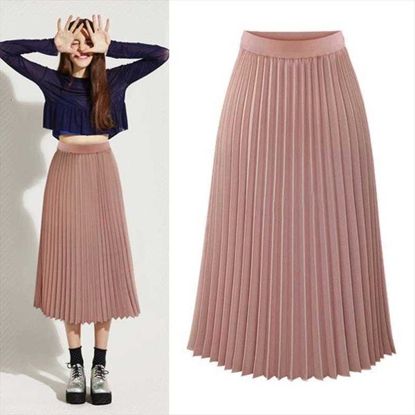 spring autumn fashion high waist womens skirt pleated solid color half length elastic promotions lady black pink
spring autumn fashion high waist womens skirt pleated solid color half length elastic promotions lady black pink