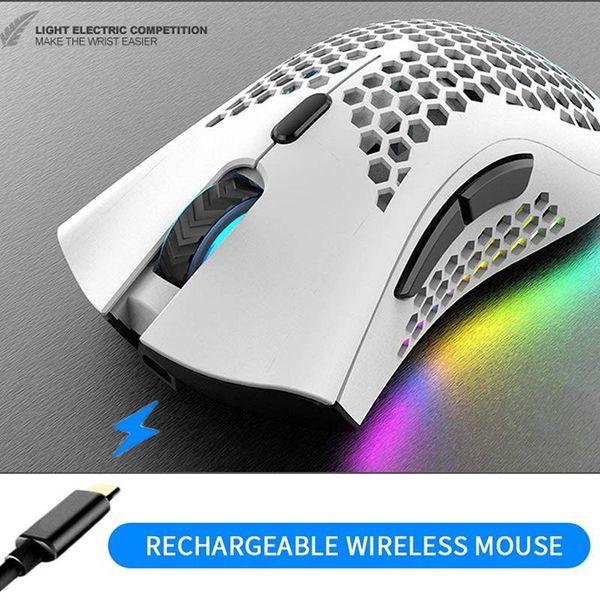 lightweigh honeycombs design rechargeable wireless gaming mouse with usb receiver rgb backlight nd998 mice
lightweigh honeycombs design rechargeable wireless gaming mouse with usb receiver rgb backlight nd998 mice