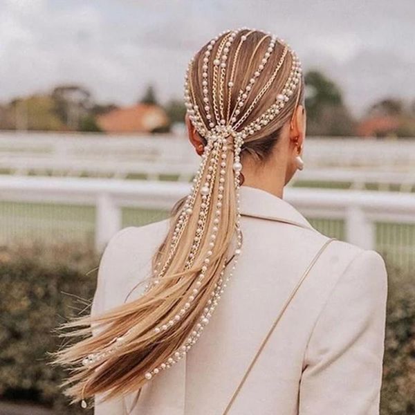 hair clips & barrettes imitation pearl tassel clip decorative chain hip-hop style decoration for styling bn, Golden;silver
hair clips & barrettes imitation pearl tassel clip decorative chain hip-hop style decoration for styling bn, Golden;silver