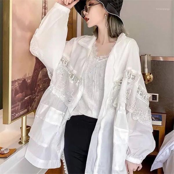 women's jackets sunscreen clothing women 2021 long-sleeved net red jacket female casual western style super fairy european goods trend, Black;brown 
women's jackets sunscreen clothing women 2021 long-sleeved net red jacket female casual western style super fairy european goods trend, Black;brown