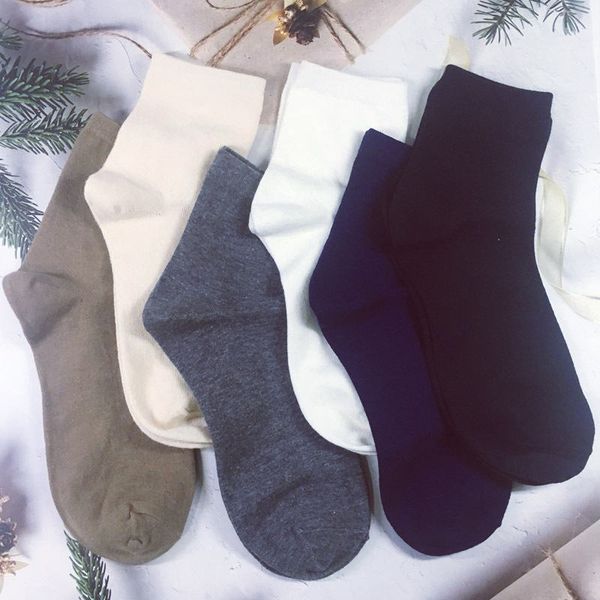 7-3five pairs of gift boxed spring and autumn men's medium cotton socks solid color sweat absorbing and breathable fashion casual busin, Black
7-3five pairs of gift boxed spring and autumn men's medium cotton socks solid color sweat absorbing and breathable fashion casual busin, Black