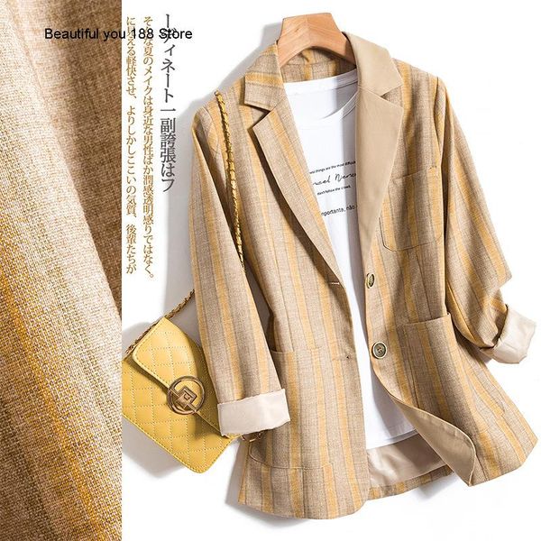 autumn women's high-end long-sleeved casual suit striped short coat men's suits & blazers, White;black
autumn women's high-end long-sleeved casual suit striped short coat men's suits & blazers, White;black