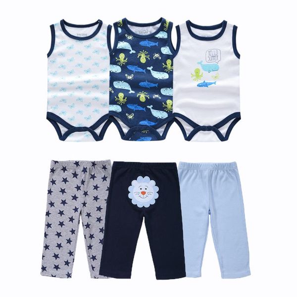 clothing sets 6 pcs/lot born boy baby cotton bodysuit with pants 100%, White
clothing sets 6 pcs/lot born boy baby cotton bodysuit with pants 100%, White