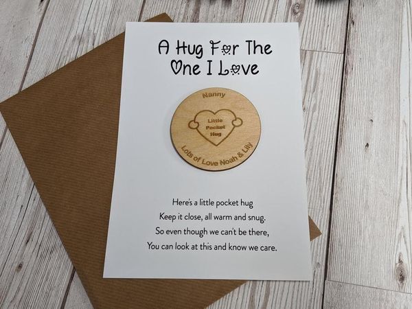 greeting cards custom wooden a little pocket hug - send smile cheer someone up fridge magnets baby shower gift for godchild tokens
greeting cards custom wooden a little pocket hug - send smile cheer someone up fridge magnets baby shower gift for godchild tokens