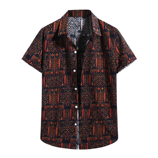 men's casual shirts beach hawaiian short sleeve woman buttons bohemian style loose men turn-down collar, White;black
men's casual shirts beach hawaiian short sleeve woman buttons bohemian style loose men turn-down collar, White;black
