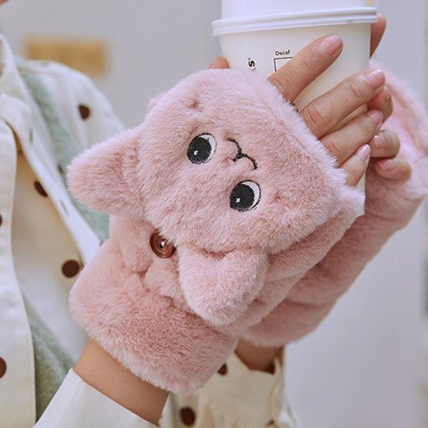 five fingers gloves fur mittens plush fingerless without finger driving glove winter soft warm thick for women girl half, Blue;gray
five fingers gloves fur mittens plush fingerless without finger driving glove winter soft warm thick for women girl half, Blue;gray