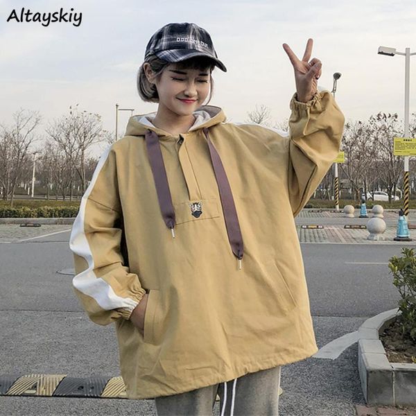 jackets women loose leisure hooded printed pockets batwing sleeve thin coats womens korean harajuku bf students basic jacket women's, Black;brown
jackets women loose leisure hooded printed pockets batwing sleeve thin coats womens korean harajuku bf students basic jacket women's, Black;brown
