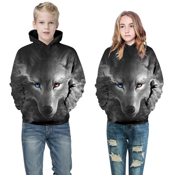2020 new 3d digital printed parent-child hooded children's sweater autumn winter long sleeve pullover baseball jacket, Black
2020 new 3d digital printed parent-child hooded children's sweater autumn winter long sleeve pullover baseball jacket, Black