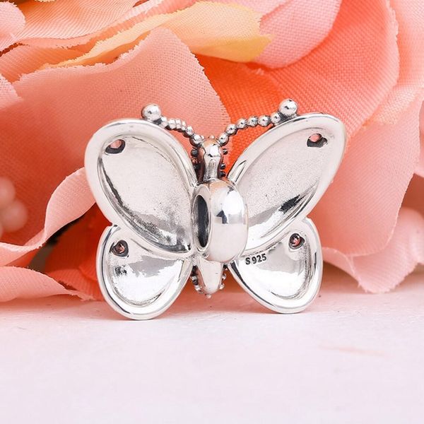 925 sterling silver decorative butterfly charm bead for european style jewelry charm bracelets, Black
925 sterling silver decorative butterfly charm bead for european style jewelry charm bracelets, Black