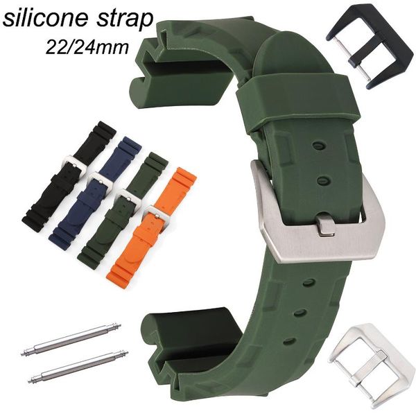 watch bands soft rubber watchband 22mm 24mm replacement bracelet sport silicone strap wristband, Black;brown
watch bands soft rubber watchband 22mm 24mm replacement bracelet sport silicone strap wristband, Black;brown