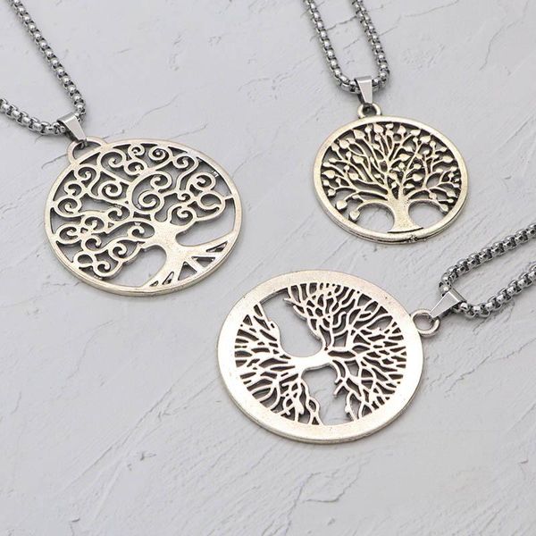 pendant necklaces hip hop chain stainless steel necklace man women jewelry tree punk fashion vintage choker party, Silver
pendant necklaces hip hop chain stainless steel necklace man women jewelry tree punk fashion vintage choker party, Silver