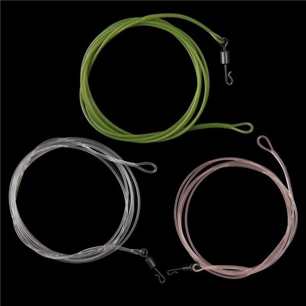 braid line 5pcs 40lb carp fishing leader fluorocarbon wire leading with lead clip quick change swivel 1m
braid line 5pcs 40lb carp fishing leader fluorocarbon wire leading with lead clip quick change swivel 1m