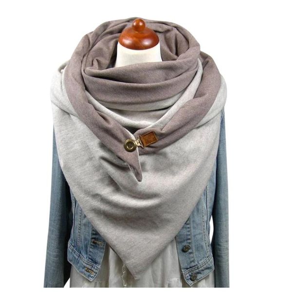 scarves design retro winter women print warm thicken scarf fashion outdoor both sides color female multi-purpose shawl, Blue;gray 
scarves design retro winter women print warm thicken scarf fashion outdoor both sides color female multi-purpose shawl, Blue;gray