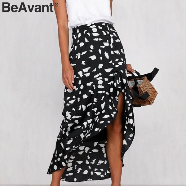 skirts beavant casual animal print women skirt high waist asymmetrical ruffled female summer a-line ladies midi bottoms, Black
skirts beavant casual animal print women skirt high waist asymmetrical ruffled female summer a-line ladies midi bottoms, Black