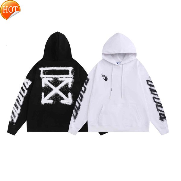 white2021s autumn new off winter style men's and women's arrstyle graffiti splash process hoodie, Black
white2021s autumn new off winter style men's and women's arrstyle graffiti splash process hoodie, Black