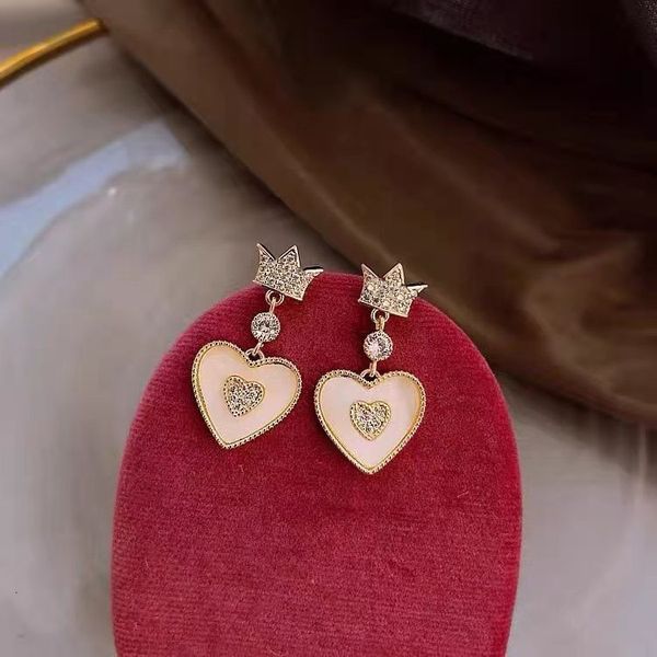 charms new french court style 925 silver needle rose gold crown love earrings female accessories, Golden
charms new french court style 925 silver needle rose gold crown love earrings female accessories, Golden