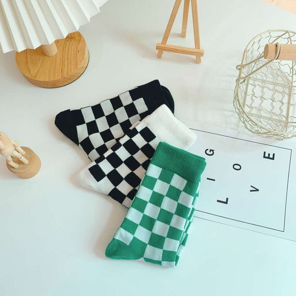chessboard stockings autumn women's tube stockings black and white chessboard, Black;white
chessboard stockings autumn women's tube stockings black and white chessboard, Black;white