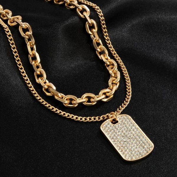 chains kunjoe vintage fashion simple square pendant necklace for men/women gold silver color mulilayered choker collar jewelry
chains kunjoe vintage fashion simple square pendant necklace for men/women gold silver color mulilayered choker collar jewelry