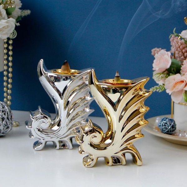 seahorse shape ceramic incense burner ceramics holder creative luxury golden silver deskdecoration fragrance lamps
seahorse shape ceramic incense burner ceramics holder creative luxury golden silver deskdecoration fragrance lamps