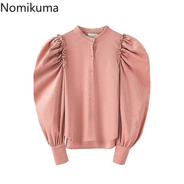 nomikuma korean spring new women blouse causal puff long sleeve sweet stand neck shirt elegant fashion blusas mujer 6f426 210427, White
nomikuma korean spring new women blouse causal puff long sleeve sweet stand neck shirt elegant fashion blusas mujer 6f426 210427, White