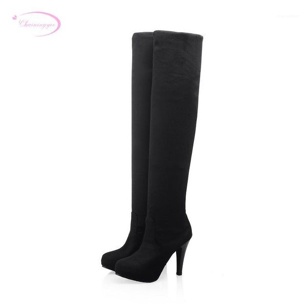 boots chainingyee comfortable soft sweet autumn over knee high slip black blue brown high-heeled women's riding1
boots chainingyee comfortable soft sweet autumn over knee high slip black blue brown high-heeled women's riding1