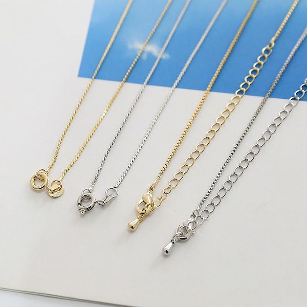 chains 2pcs tight thin chain snake necklace bone copper-clad adjustable jewelry materials wild diy accessories, Silver
chains 2pcs tight thin chain snake necklace bone copper-clad adjustable jewelry materials wild diy accessories, Silver