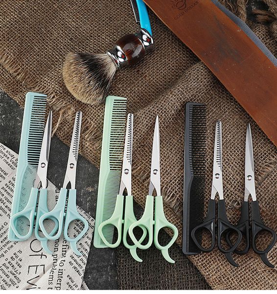 children's hairdressing scissors set with straight snips pinking shears and comb pet grooming tools baby haircut shear suit
children's hairdressing scissors set with straight snips pinking shears and comb pet grooming tools baby haircut shear suit