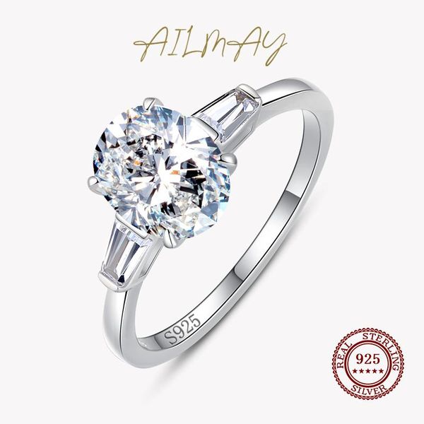cluster rings ailmay fashion 925 sterling silver luxury sparkling oval clear zircon for women classic wedding accessories jewelry, Golden;silver
cluster rings ailmay fashion 925 sterling silver luxury sparkling oval clear zircon for women classic wedding accessories jewelry, Golden;silver