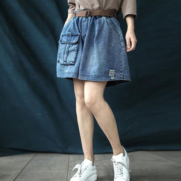 women's shorts johnature 2021 summer solid color patchwork pocket wide leg loose comfortable korean all-match women denim, White;black
women's shorts johnature 2021 summer solid color patchwork pocket wide leg loose comfortable korean all-match women denim, White;black