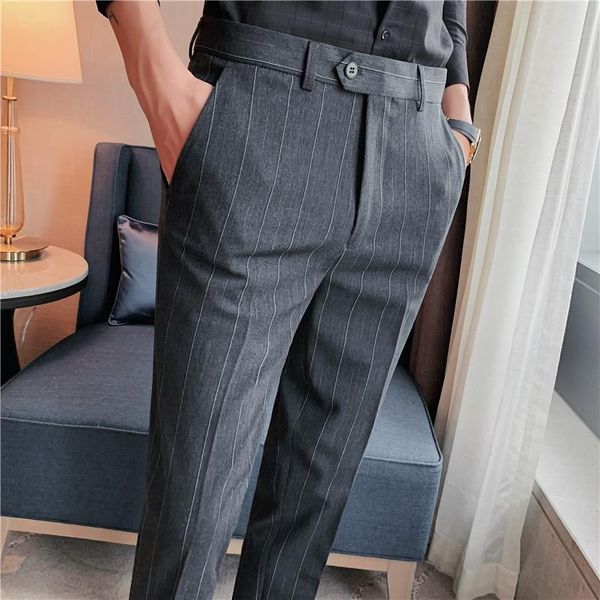 men's suits & blazers plus size 38 36-28 autumn winter thick striped suit pants men clothing 2022 korean slim fit business formal wear, White;black
men's suits & blazers plus size 38 36-28 autumn winter thick striped suit pants men clothing 2022 korean slim fit business formal wear, White;black