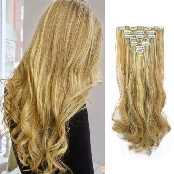 synthetic wigs 16 clip in hair long wave natural black 7 pcs/set clips 22 inch piece for women
synthetic wigs 16 clip in hair long wave natural black 7 pcs/set clips 22 inch piece for women