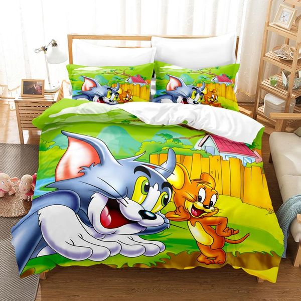 bedding sets american animationtom cat and mouse set single twin full king size children's kid bedroom duvetcover
bedding sets american animationtom cat and mouse set single twin full king size children's kid bedroom duvetcover