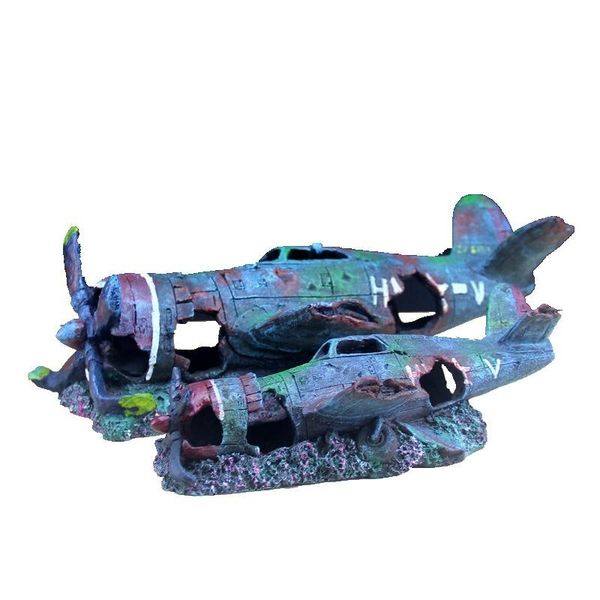 37*17*13 cm resin fish tank damaged battleplane aquarium decoration fighter plane crafts ornaments cw094 decorations
37*17*13 cm resin fish tank damaged battleplane aquarium decoration fighter plane crafts ornaments cw094 decorations