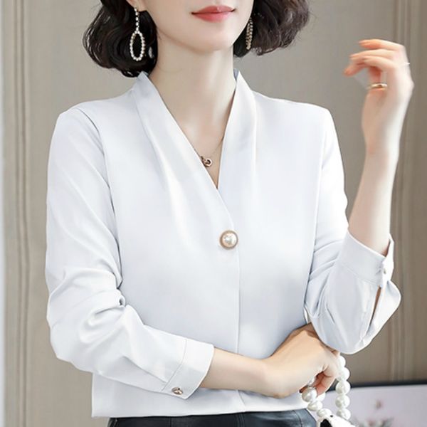 blusas mujer de moda blouse women v-neck office ladies long sleeve white chiffon blouse womens and blouses c138 210426
blusas mujer de moda blouse women v-neck office ladies long sleeve white chiffon blouse womens and blouses c138 210426
