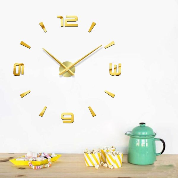 wall clocks self-adhesive golden diy clock frameless large digital modern watch apartment decorations room decor cloc
wall clocks self-adhesive golden diy clock frameless large digital modern watch apartment decorations room decor cloc