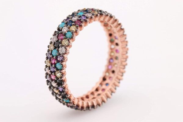 multistone silver band ring 3 lines row turkish handmade amethyst ruby turquoise sapphire 925 sterling silver jewelry all size, Golden;silver
multistone silver band ring 3 lines row turkish handmade amethyst ruby turquoise sapphire 925 sterling silver jewelry all size, Golden;silver
