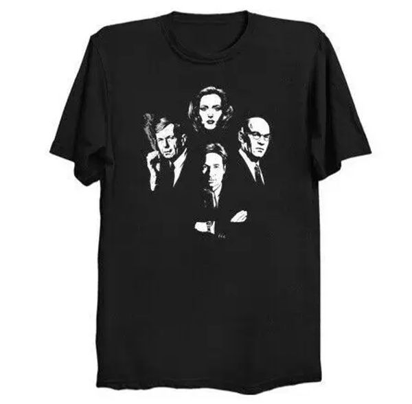 R1 X-four The X-files Fox Mulder Dana Scully Bohemian Rhapsody Black T-Shirt, White;black
R1 X-four The X-files Fox Mulder Dana Scully Bohemian Rhapsody Black T-Shirt, White;black