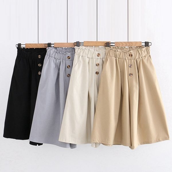 women's pants & capris fashion summer literary all-match solid color five-point pants ladies loose and thin wide-leg for womens ko, Black;white
women's pants & capris fashion summer literary all-match solid color five-point pants ladies loose and thin wide-leg for womens ko, Black;white