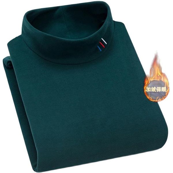winter casual thick warm mens sweater pullover shirt bottoming plus velvet half-high collar men's sweaters, White;black
winter casual thick warm mens sweater pullover shirt bottoming plus velvet half-high collar men's sweaters, White;black