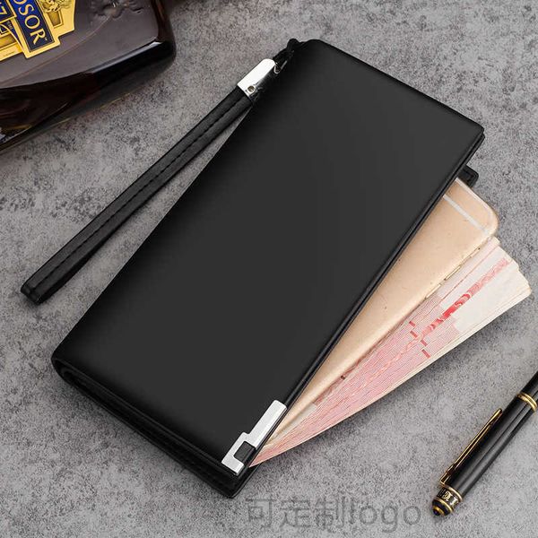 men's long zipper multi clip large capacity hand bag mobile phone wallet, Black
men's long zipper multi clip large capacity hand bag mobile phone wallet, Black